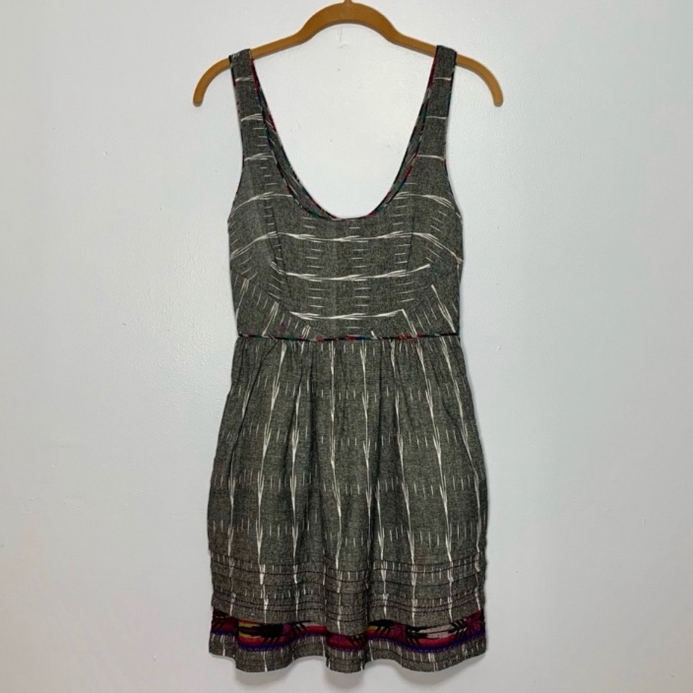 NEW w/Tags New Romantics Patterned Grey Mini Dress